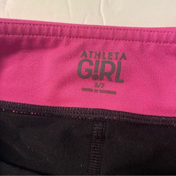 Athleta Girl 3" Shorts Dance gymnastics spandex 
 stretch bootie shorts S 7 - Picture 6 of 8